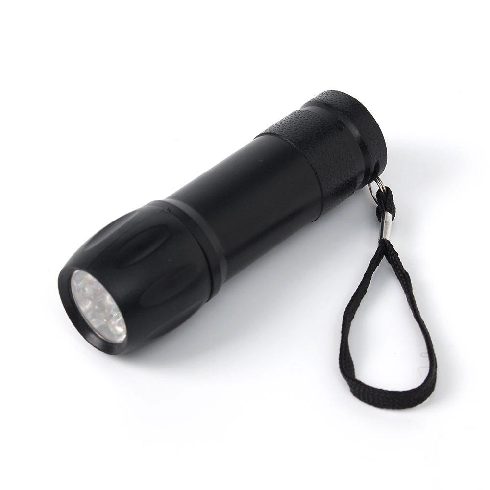 파워온 LED 손전등(블랙) 휴대용 후레쉬